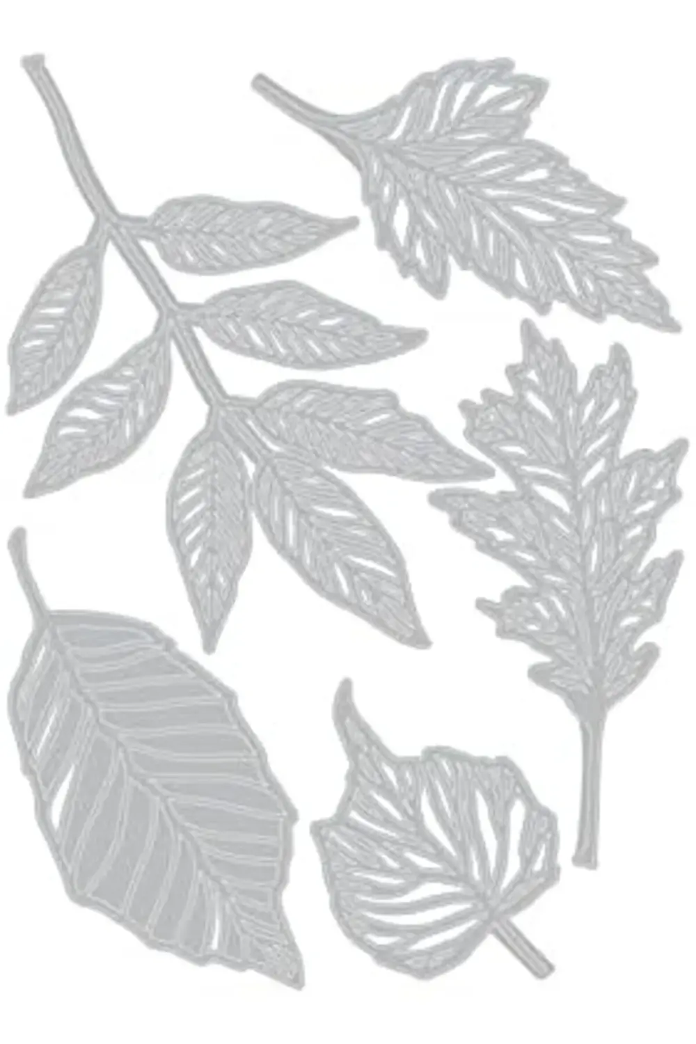 Thinlits baskı şablonu Funky Foliage 395519