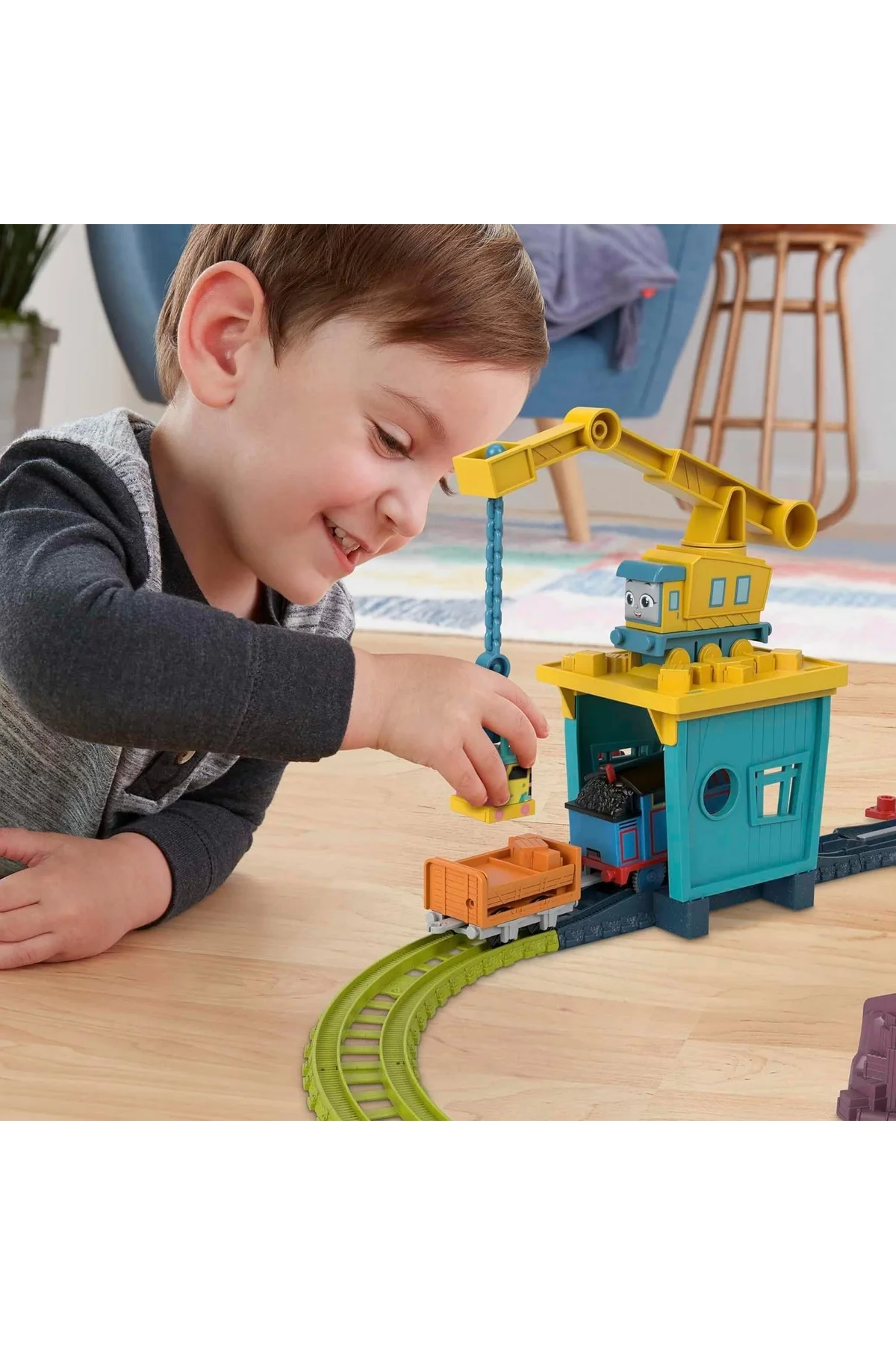 Thomas & Friends Fisher-Price Thomas ve Arkadaşları™ Carly ve Sandy Oyun Seti, motorlu tren HDY58