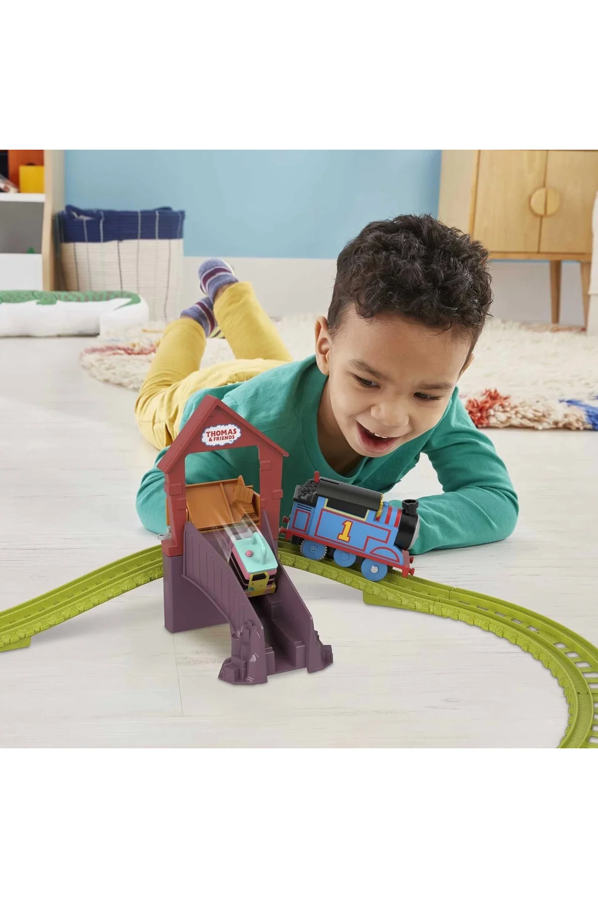 Thomas & Friends Fisher-Price Thomas ve Arkadaşları™ Carly ve Sandy Oyun Seti, motorlu tren HDY58