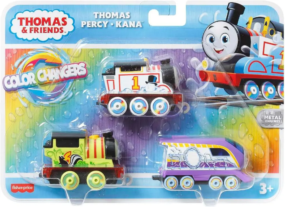 Thomas ve Arkadaşları - Renk Değiştiren Küçük Trenler 3'lü Paket 