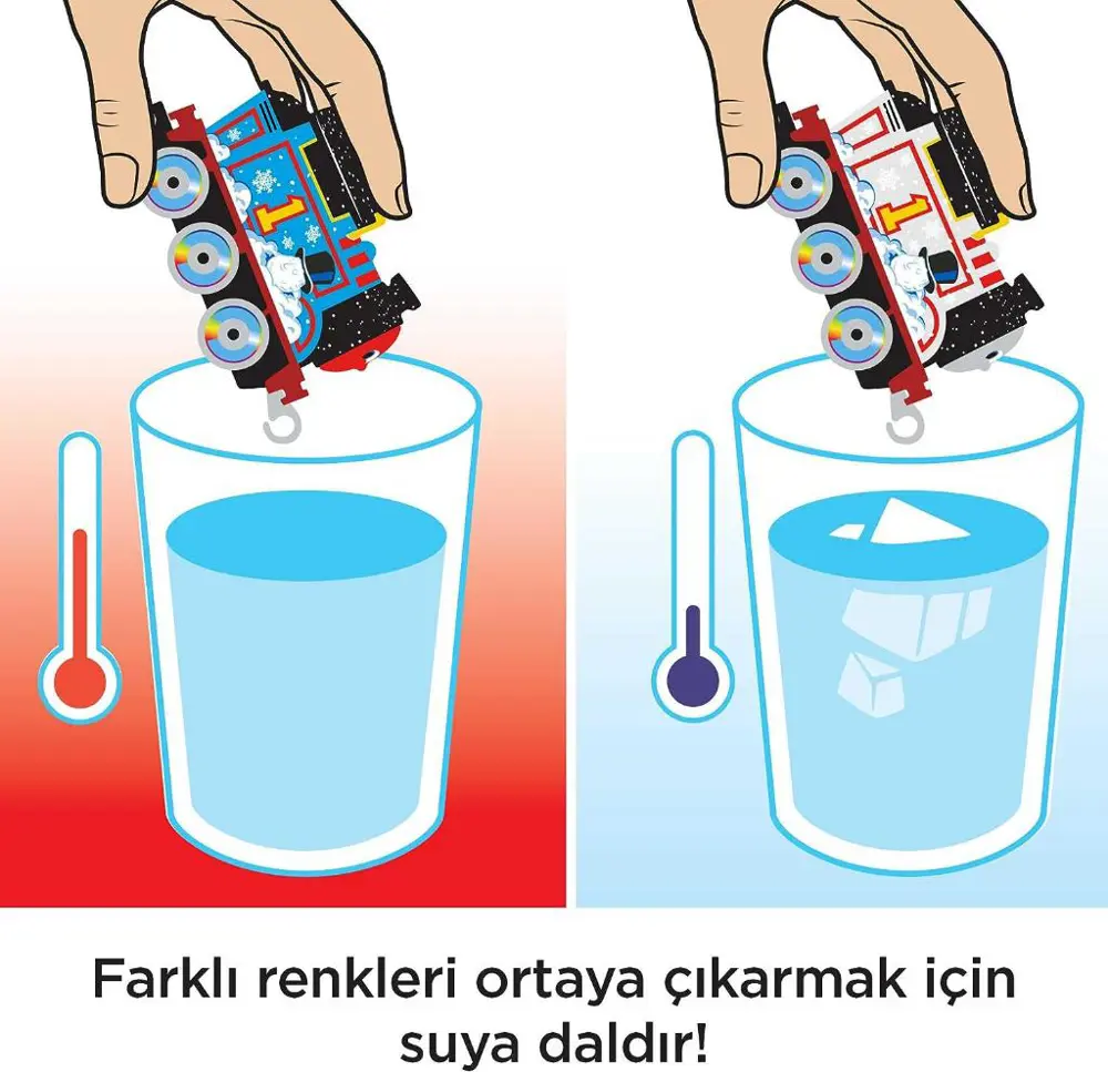 Thomas ve Arkadaşları - Renk Değiştiren Küçük Trenler 3'lü Paket 