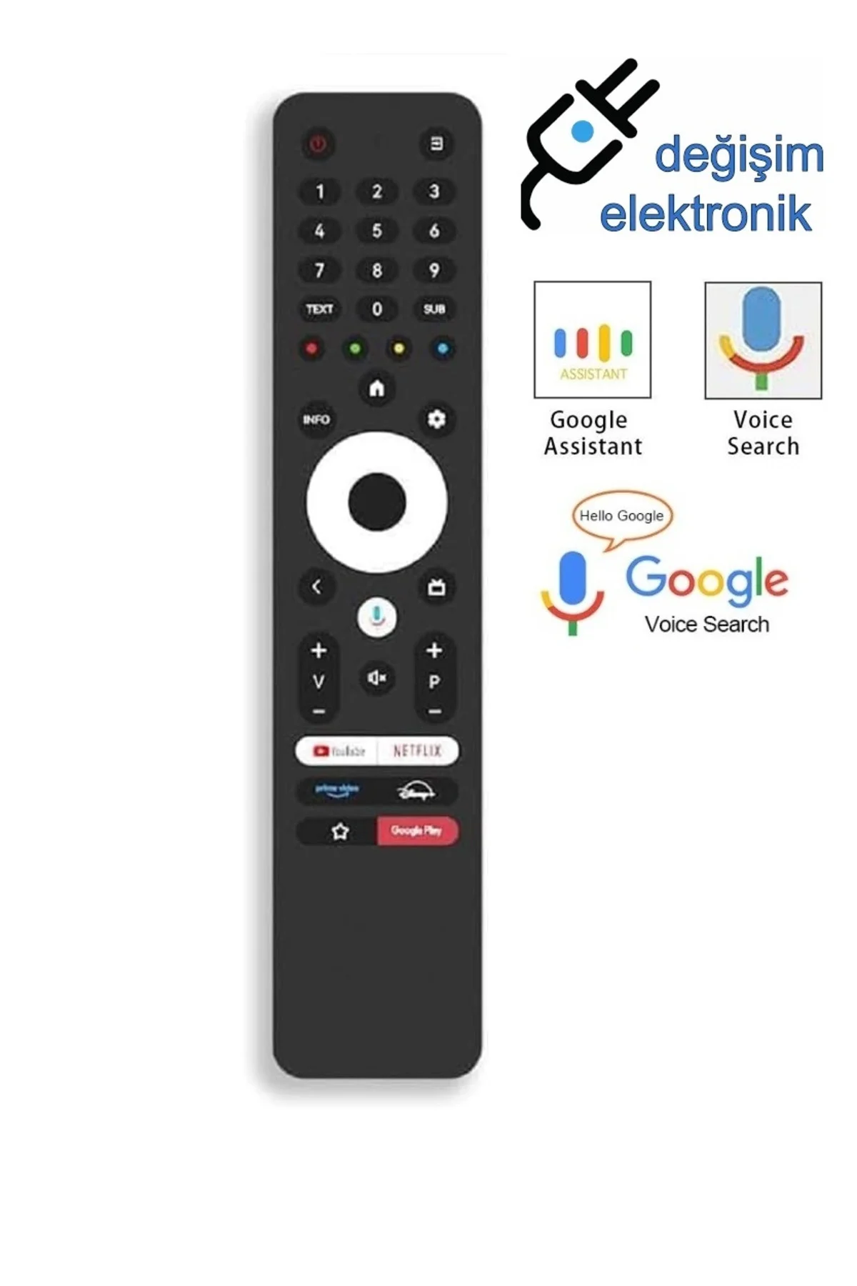 Thomson Rc112A Google Led Tv Kumandası