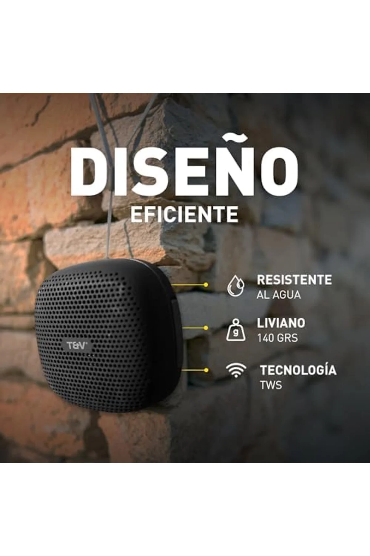 Thonet & Vander 10W RMS Taşınabilir Bluetooth 8 Saat Dinleme Süre
