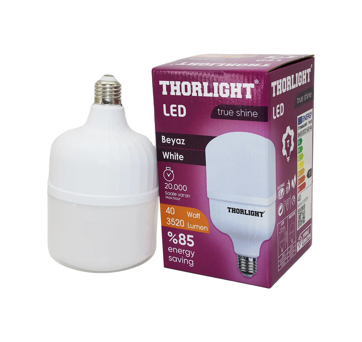Thorlıght 40w E27 Torch T-shape Beyaz Led Ampul T-40b 5224