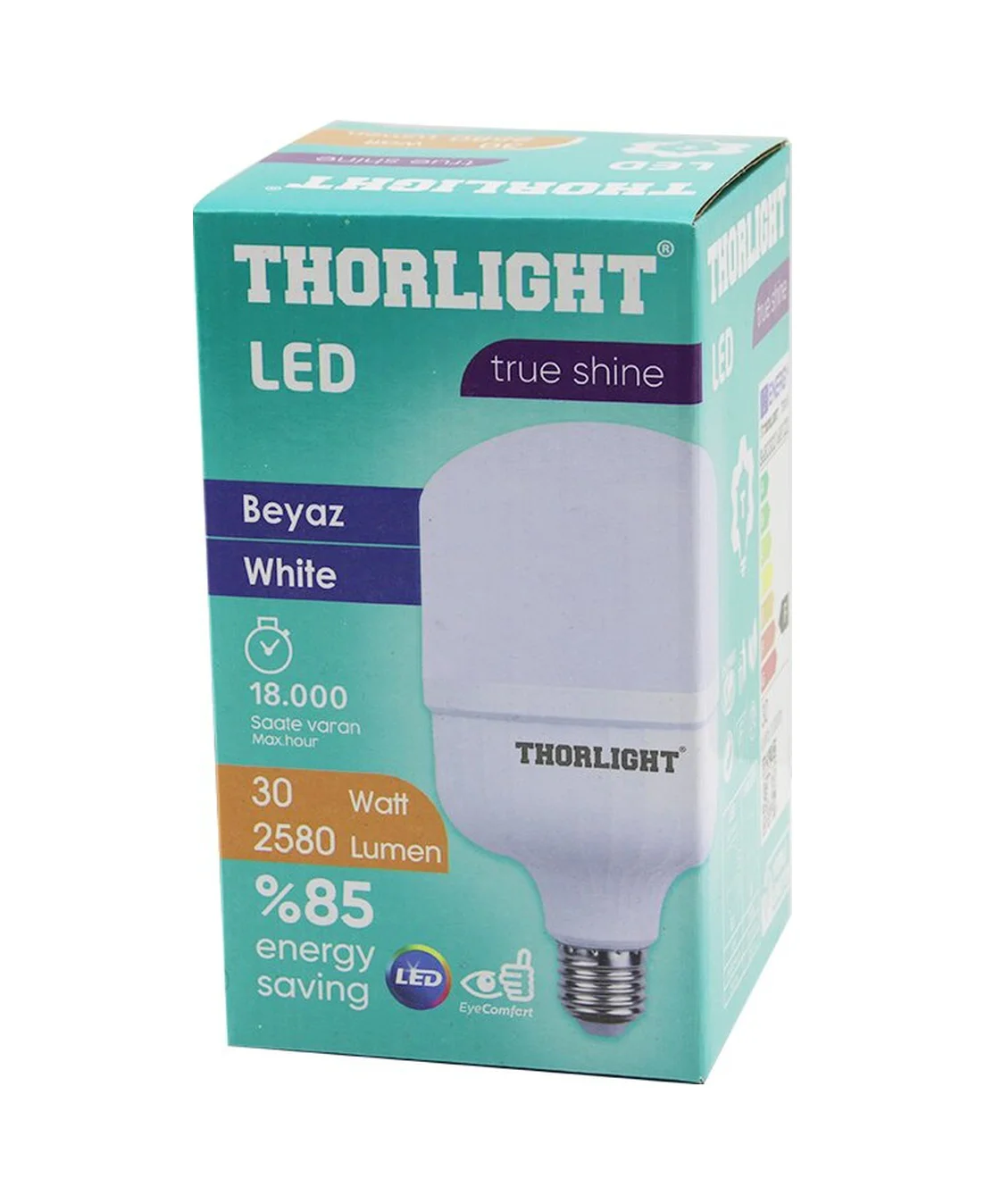 Thorlıght T-30b 30w E27 Torch T-shape Beyaz Led Ampul 2580 Lumen 