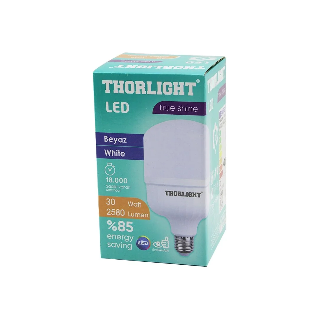 Thorlıght T-30b  30w  E27 Torch T-shape  Beyaz  Led Ampul  2580 Lumen - 6400k - 18000 Saat - 2835 Smd Led Bx40 Fiyatı, Yorumları ve Özellikleri