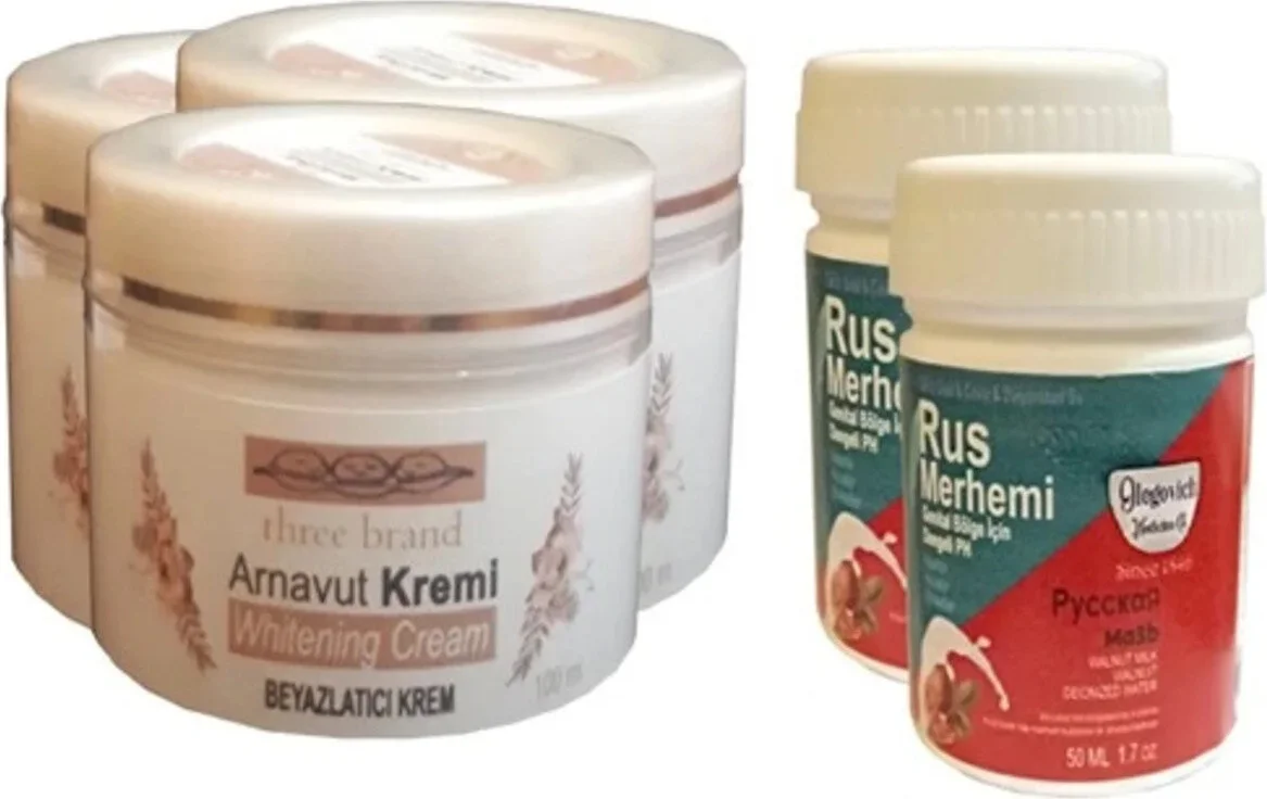 Three Brand Arnavut Kremi ve Rus Merhemi Seti - Cilt Bakımı ve Nemlendirme