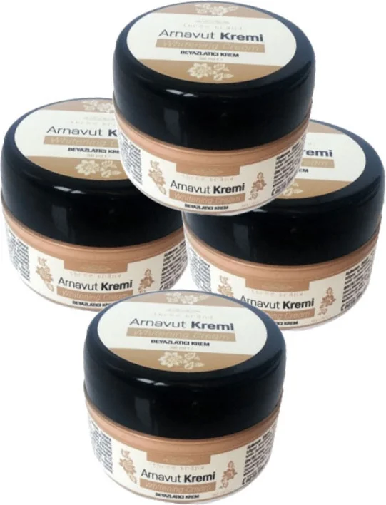 Three Brand Arnavut Kremi 50 ml x 4 - Derin Nemlendirici Cilt Bakımı