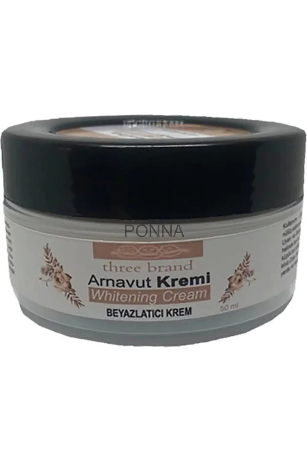 Three Brand Arnavut Kremi Whitens Cream Tümbölge Aklık Kremi 50 m