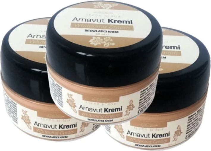 Three Brand ile Uyumlu Ciltte Beyazlatma Arnavut Kremi 50 ml 3 Adet - HZNZF138