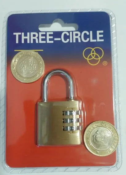 Three Cırcle 3 Basmaklı Şifreli Asma Kilit 30 Mm