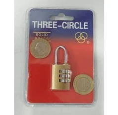 Three Cırcle 3 Basmaklı Şifreli Asma Kilit 20 Mm