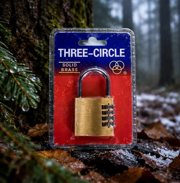 Three Cırcle 4 Basmaklı Şifreli Asma Kilit 50 Mm