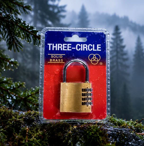 Three Cırcle 4 Basmaklı Şifreli Asma Kilit 50 Mm