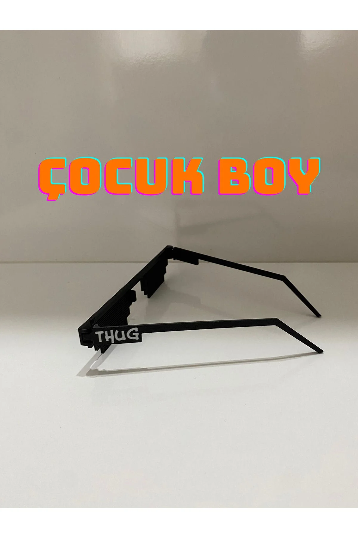 Thug Life Çocuk Boy (11-13 Yaş )gözlük Eğlenceli Dikkat Çekici Parti Gözlüğü - Görsel 3