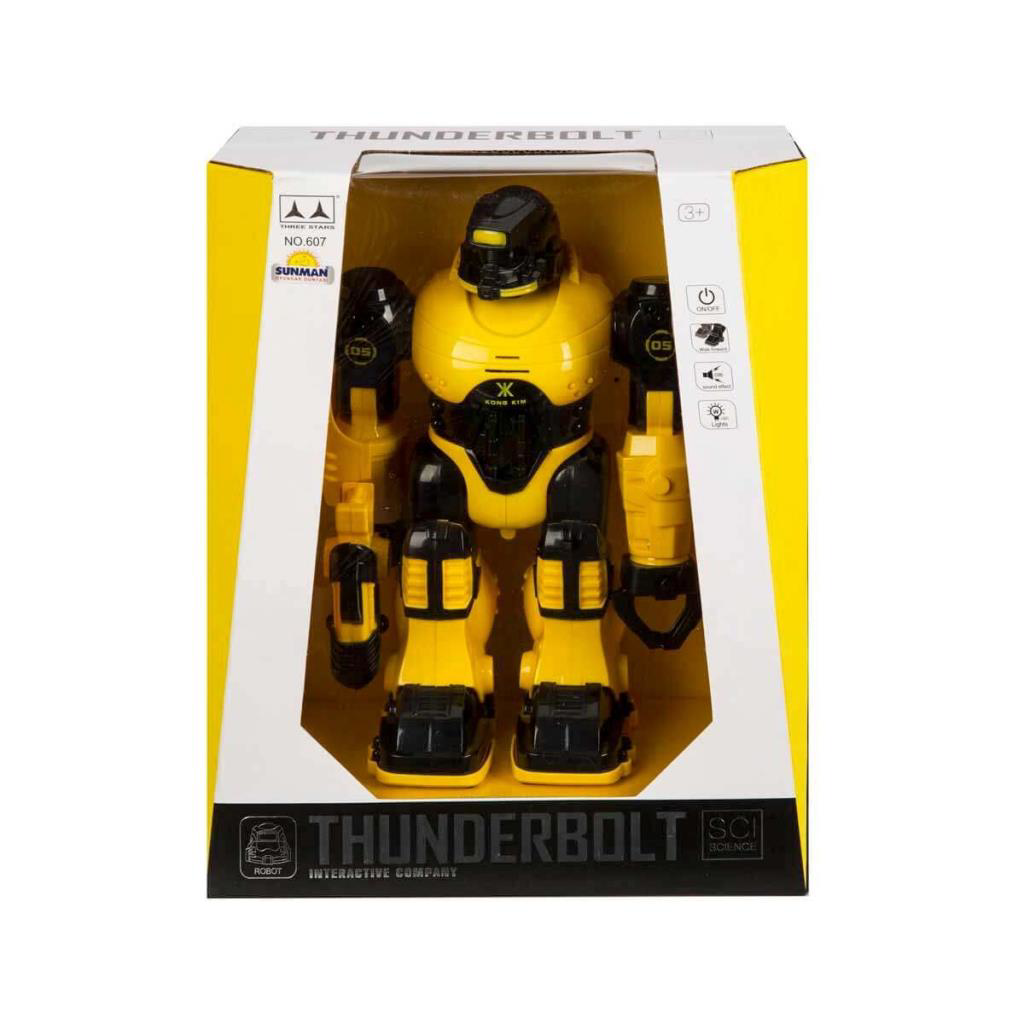 Thunderbolt Sesli ve Işıklı Robot 25 cm Thunderbolt Sesli ve Işıklı Robot 25 cm