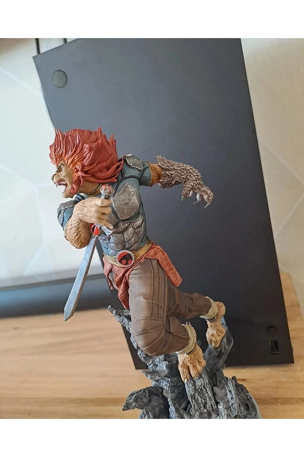 Thundercats Lion O Ölümcül Pençe Boyalı Figür 25 CM (BÜYÜK BOY)