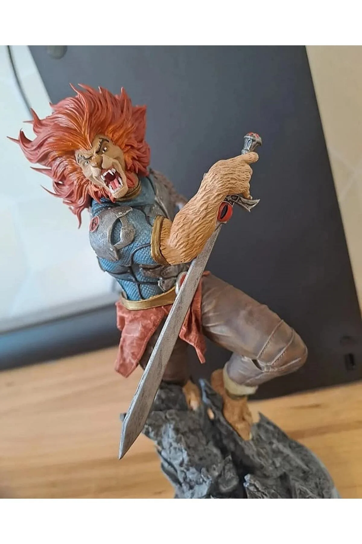 Thundercats Lion O Ölümcül Pençe Boyalı Figür 25 CM (BÜYÜK BOY)