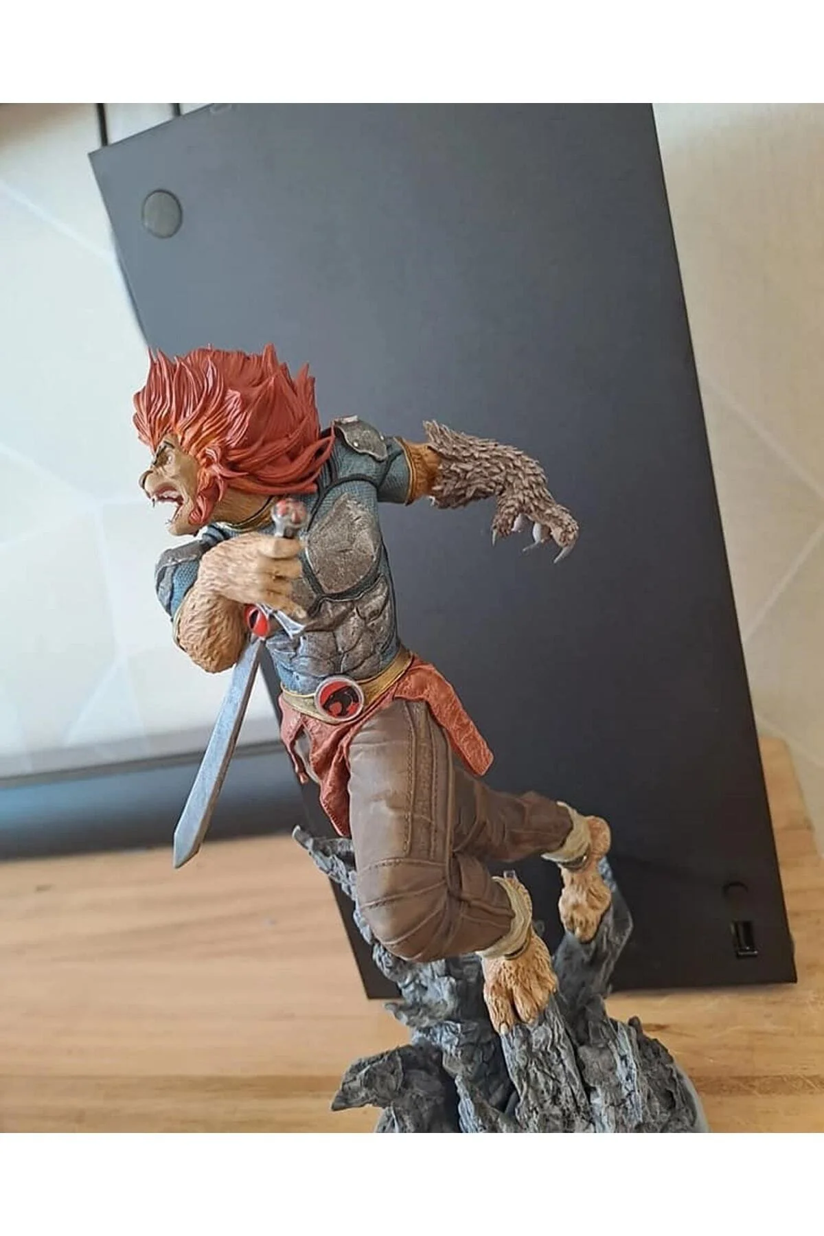 Thundercats Lion O Ölümcül Pençe Boyalı Figür 25 CM (BÜYÜK BOY)