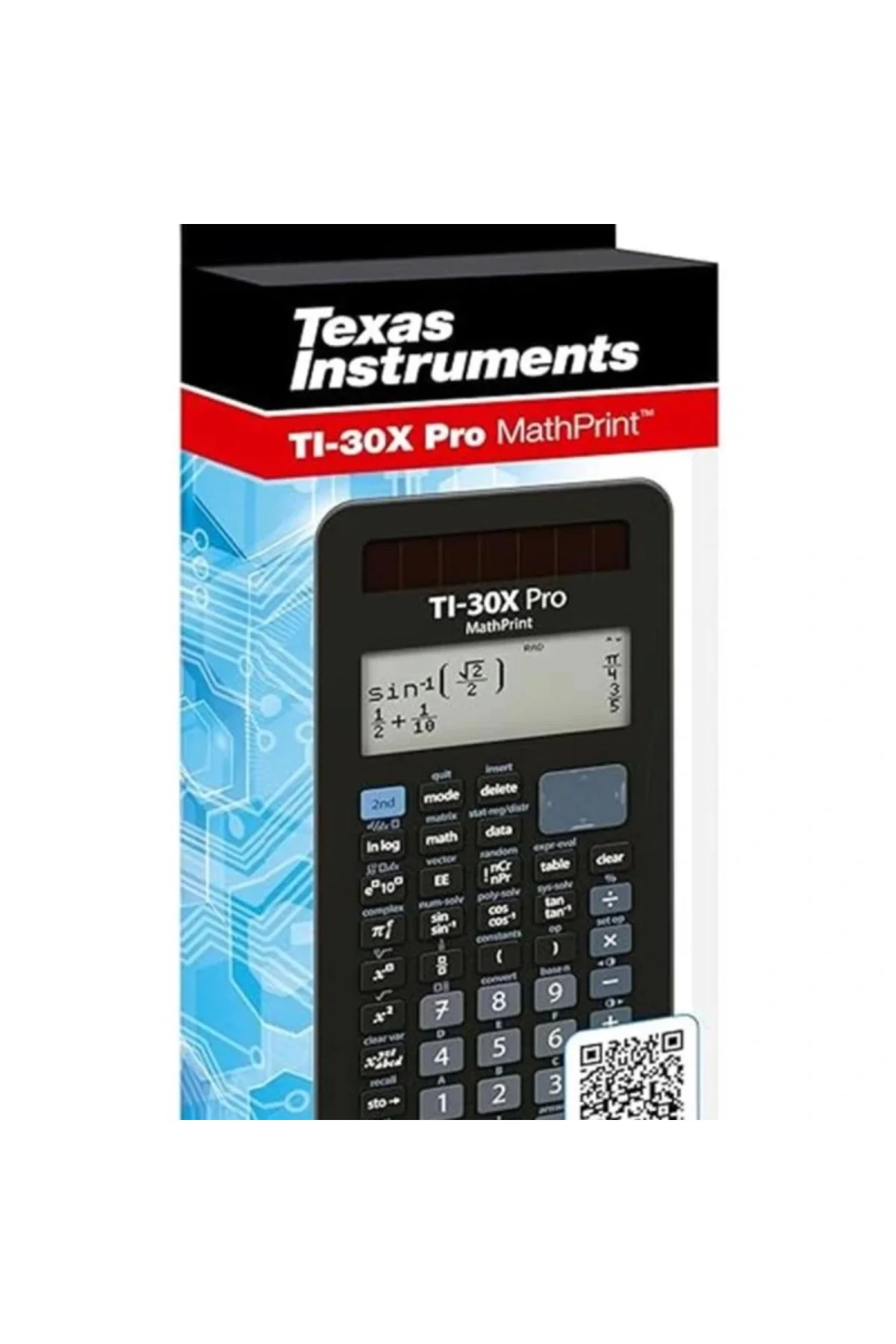 Ti 30X Mathprint Okul Hesap Makinesi (4 Satırlı Yüksek Çözünürlüklü Ekran