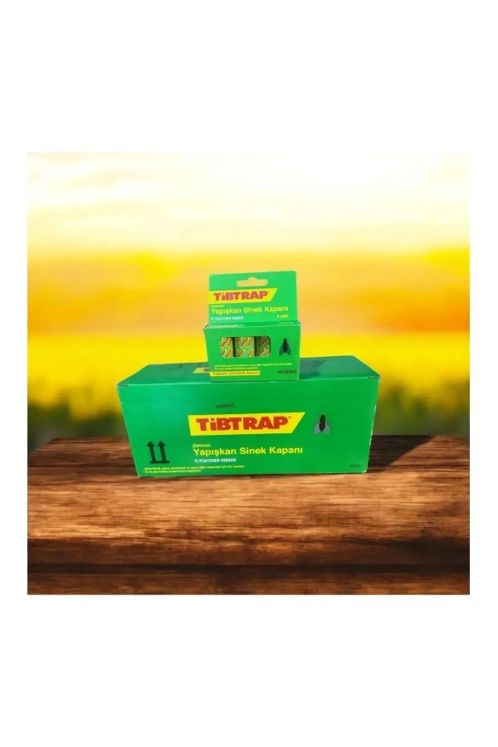 Tibtrap Yapışkan Karasinek Tuzağı Sinek Bandı garaccu 1 Kutu(4'LÜ