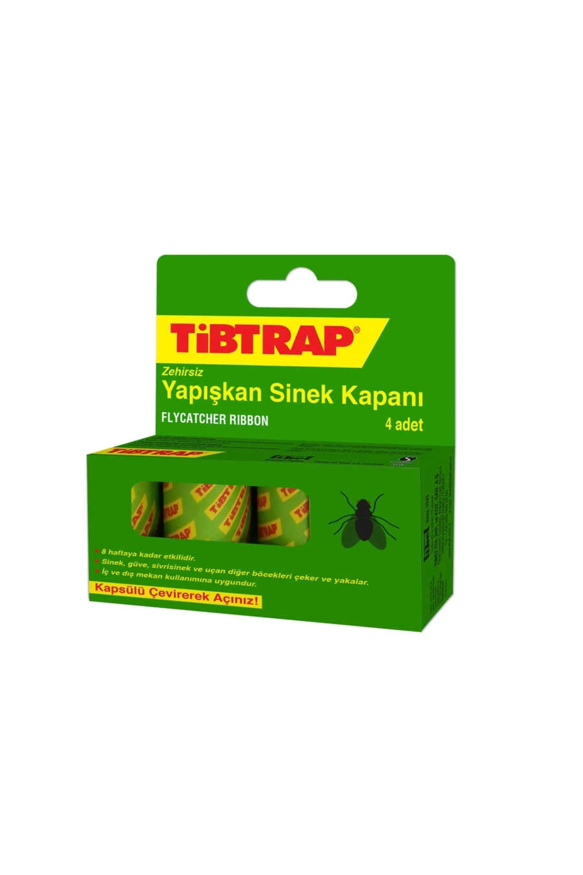 Butik Tibtrap Yapişkan Sinek Kapani 4 Lü