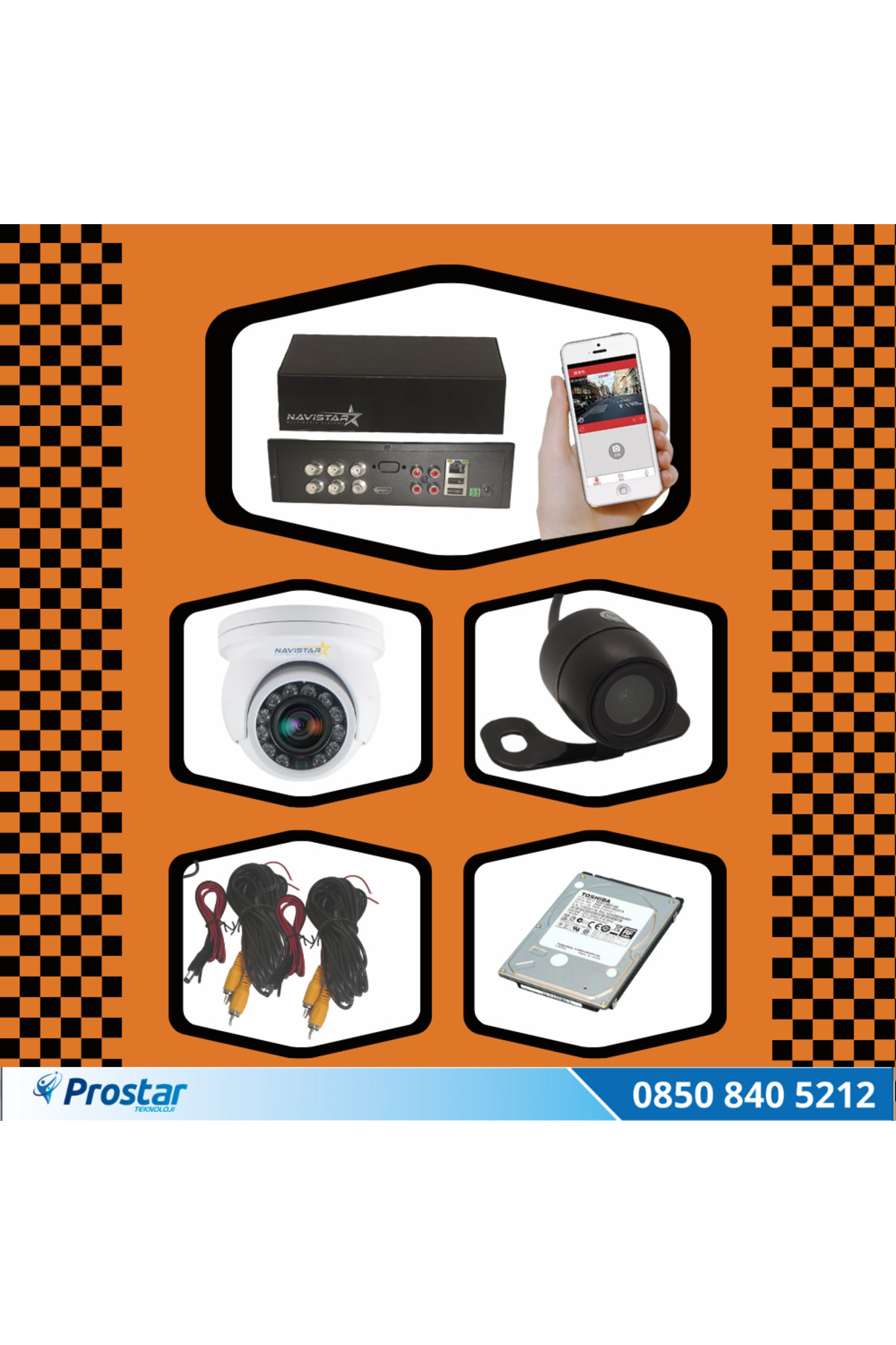 Ticari Taksi Kayıtlı Uzaktan Izlenebilir 2 Kameralı 1 Tb Tak Kull