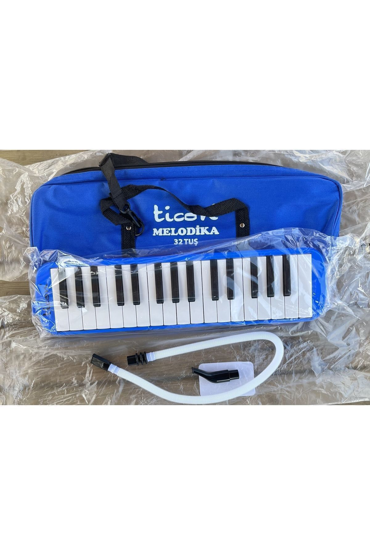 Ticon Ticon Melodika 32 Tuşlu Çantali Mavi Renk
