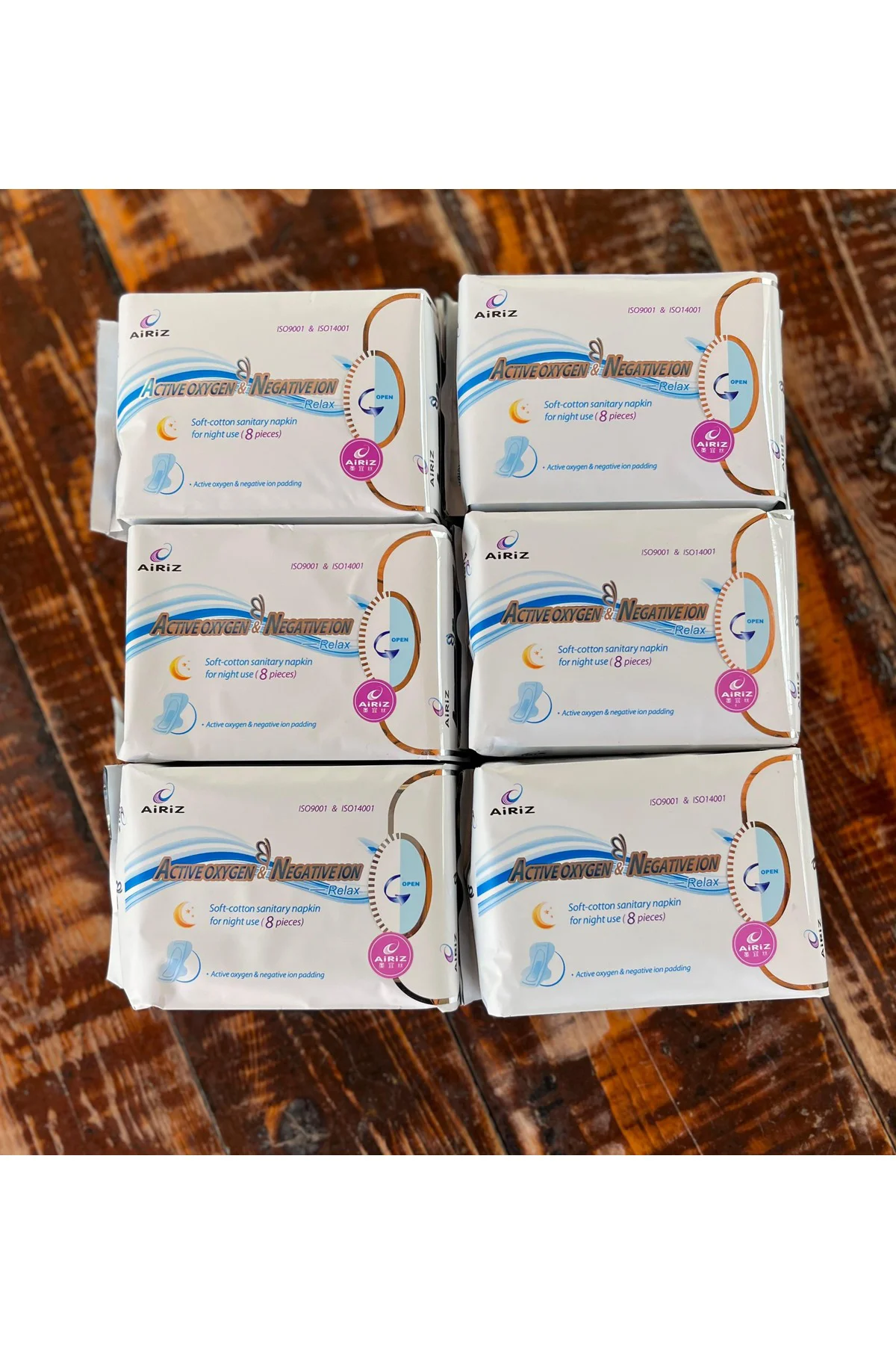 Tiens Airiz Hijyenik Ped Gece 6 x 8'li