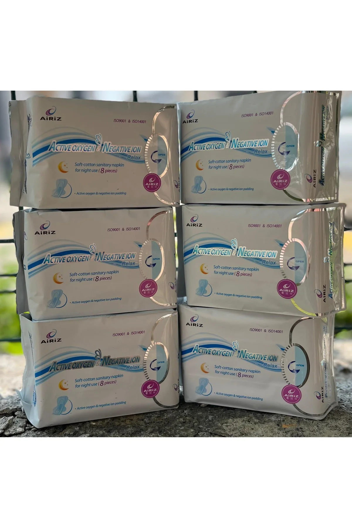 Tiens Airiz Hijyenik Ped Gece 6 x 8'li