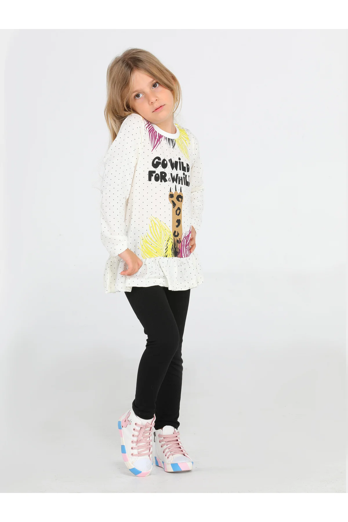 Tier Girl Tunik + Uzun Taytlı Takım