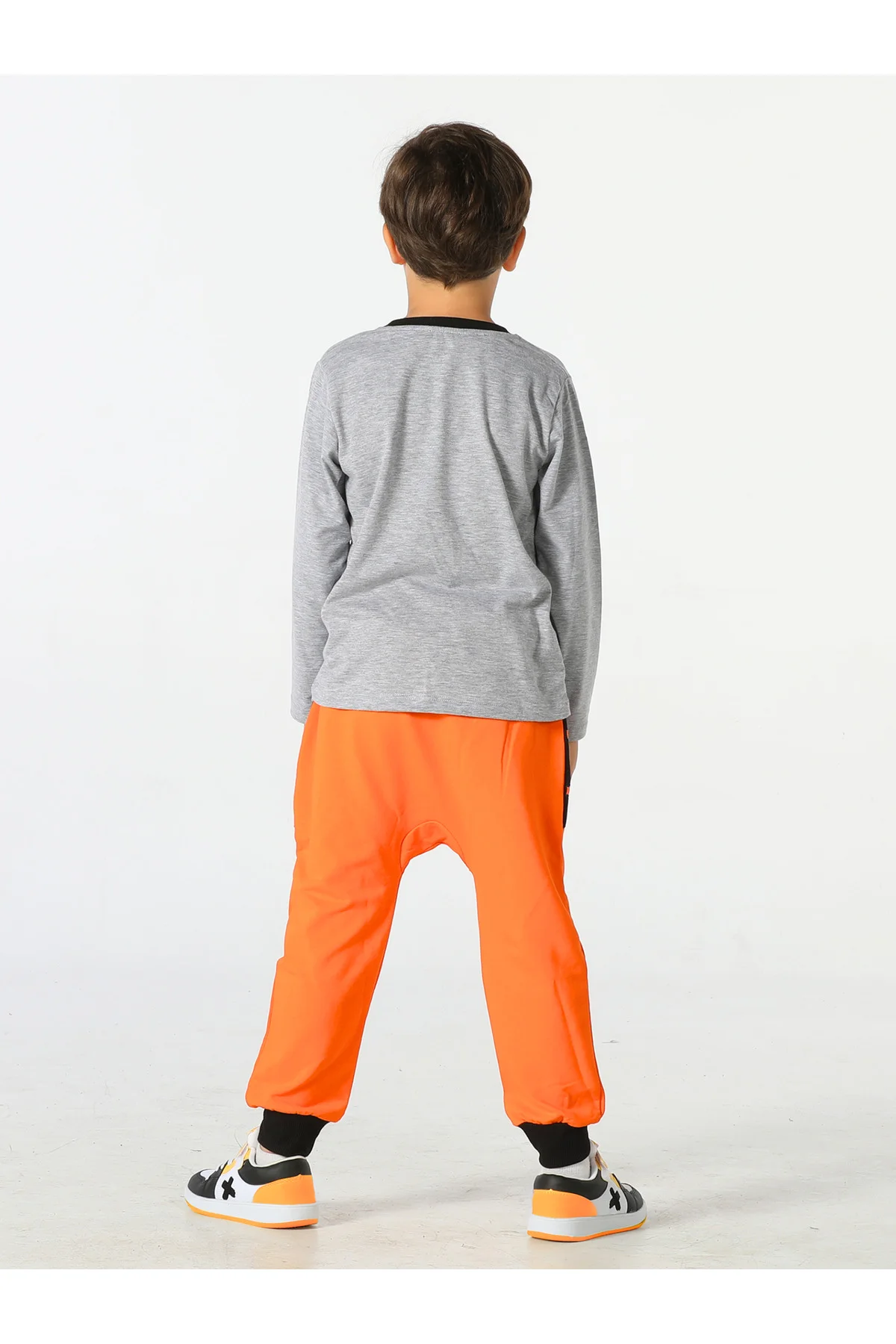 Tiger Paws Turuncu Pantolon+T-shirt Takım