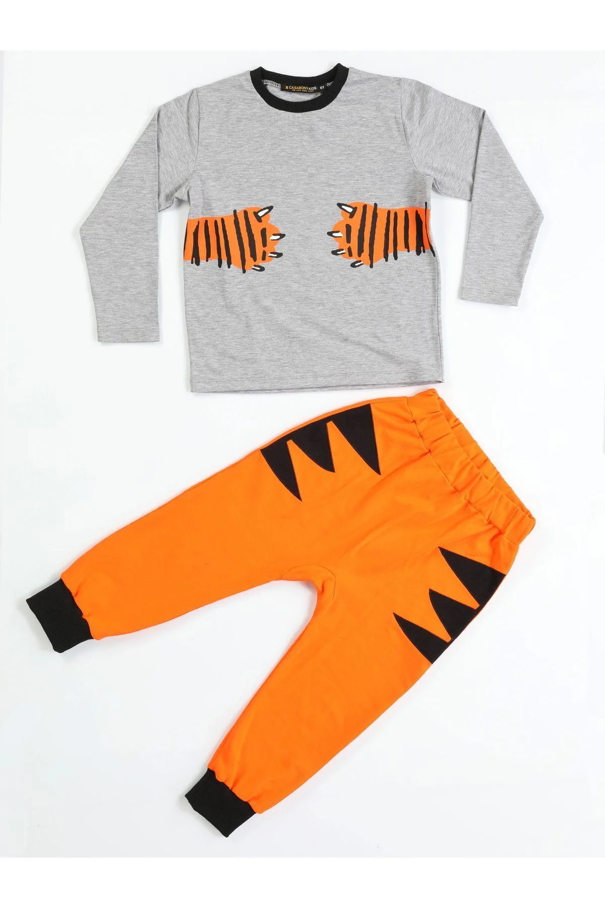 Tiger Paws Turuncu Pantolon+T-shirt Takım