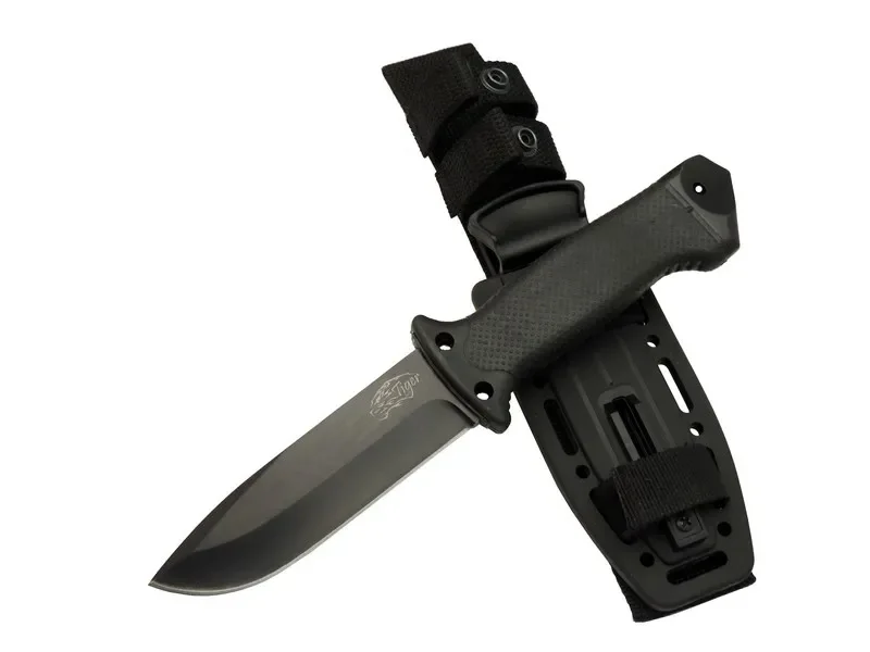 Tiger Tactical Htm 3321 A Siyah Outdoor / Survival Bıçak 27cm - Kauçuk Sap, Kılıflı, Kutulu Tiger Tactical Htm 3321 A Siyah Outdoor / Survival Bıçak 27cm - Kauçuk Sap, Kılıflı, Kutulu