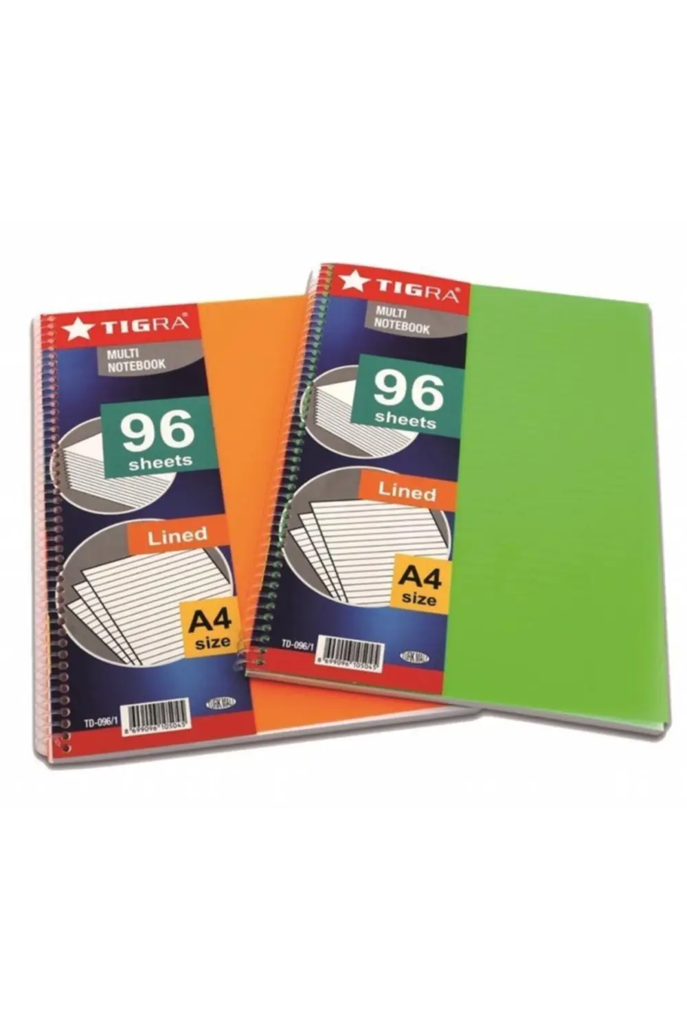 TIGRA PP KAPAK SPİRALLİ 96 YP ÇİZGİLİ DEFTER