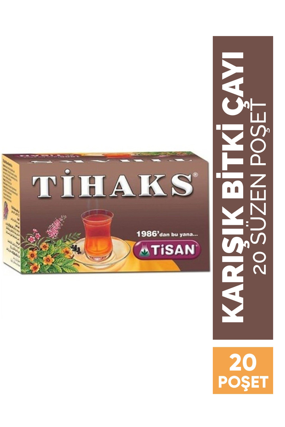 Tihaks Çay 20 Süzen Poşet Tilaks Tilax Sallama Çay