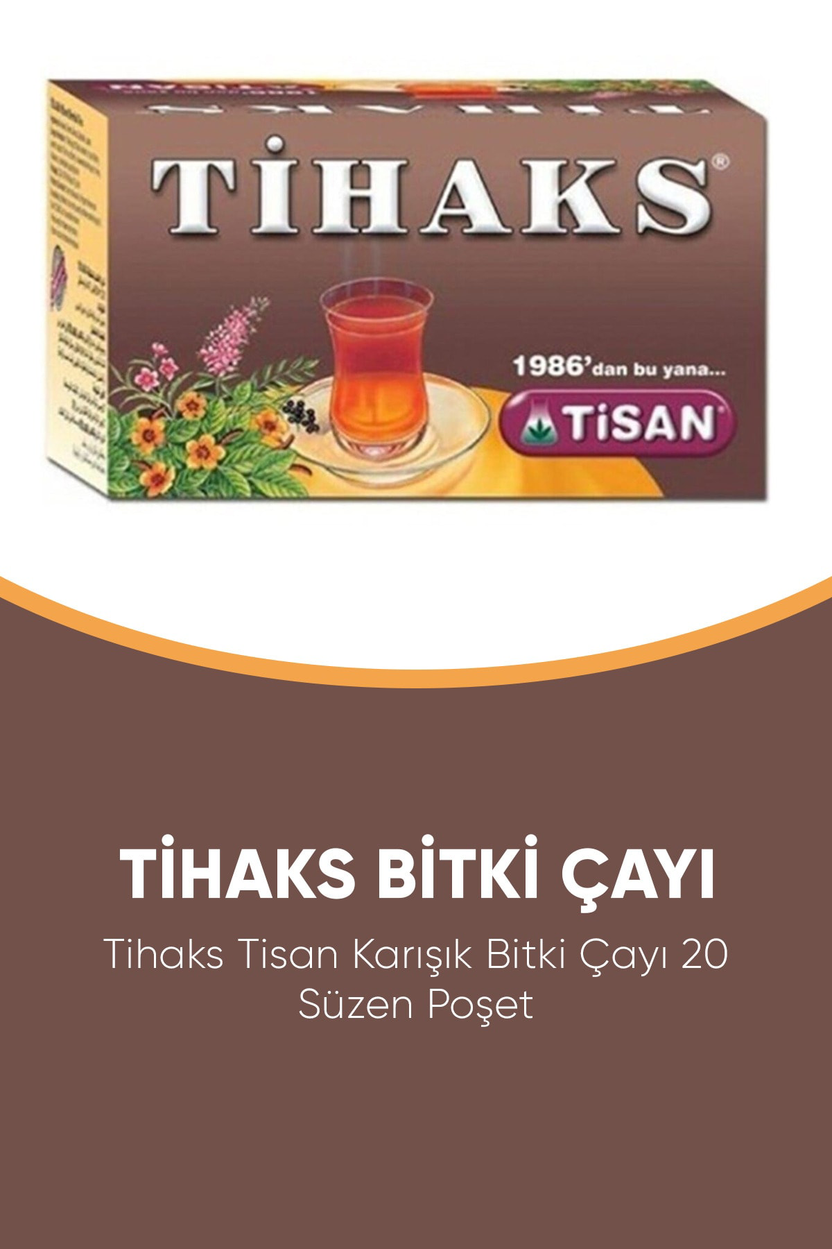 Tihaks Çay 20 Süzen Poşet Tilaks Tilax Sallama Çay