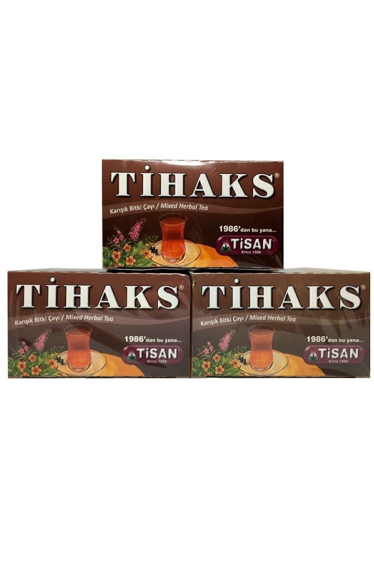 Tihaks Karışık Bitki Çayı 20 Süzen Poşet 3 Adet Tilaks 3 Paket Ti
