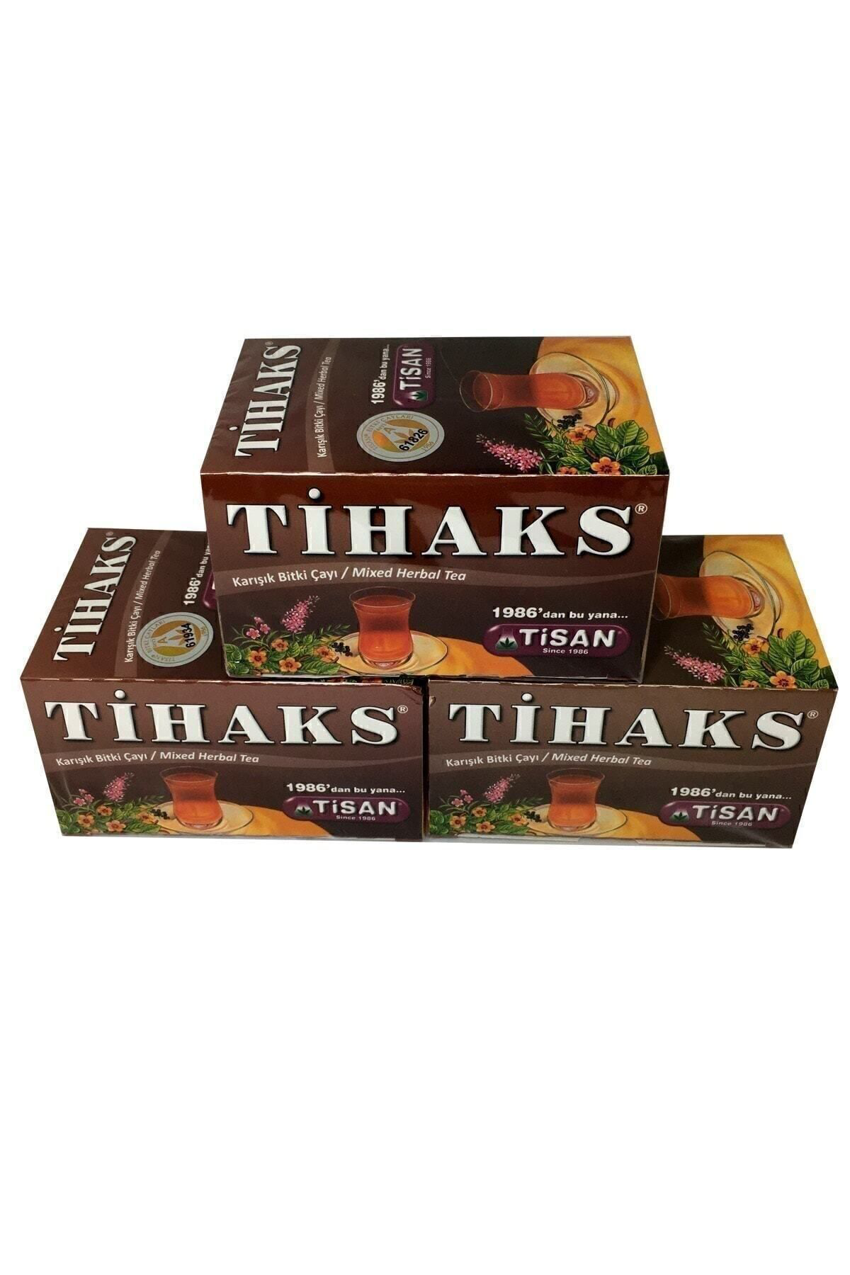 Tihaks Karışık Bitki Çayı 20 Süzen Poşet 3 Adet Tilaks 3 Paket Ti