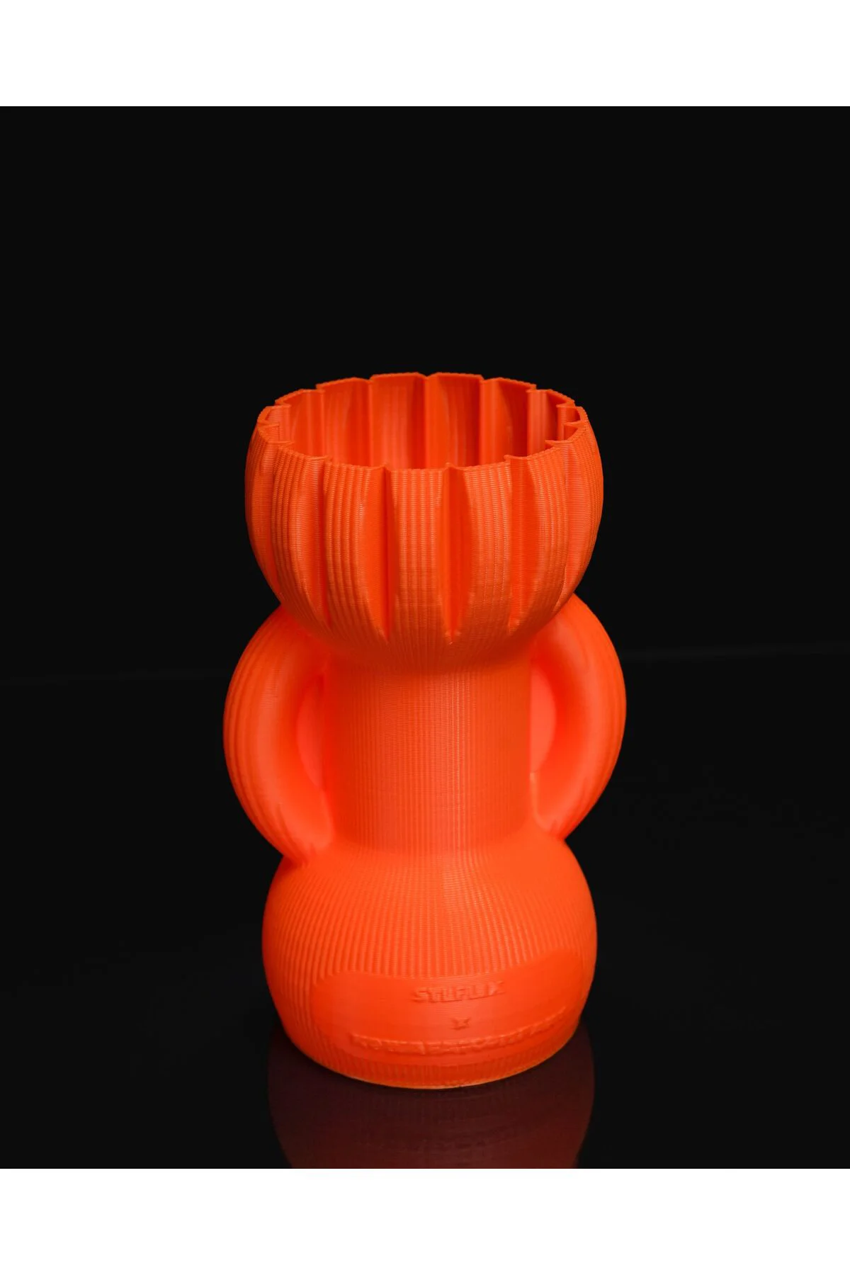 Tiki Dekoratif Turuncu Totem Vazo Tiki Dekoratif Turuncu Totem Vazo