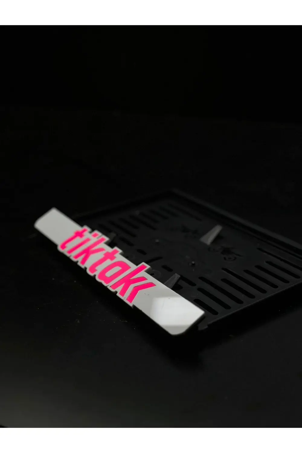 TİKTAK MOTOSİKLET 3 D LÜX PARLAK PLAKALIK