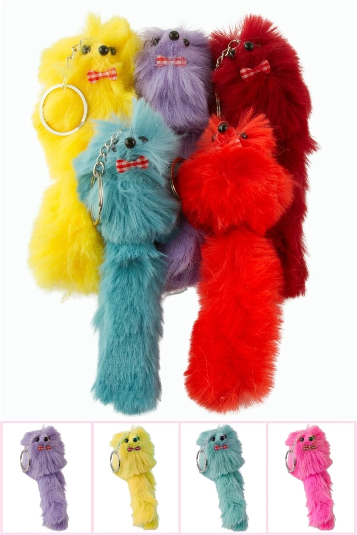 Tilki Peluş Çanta Anahtarlık