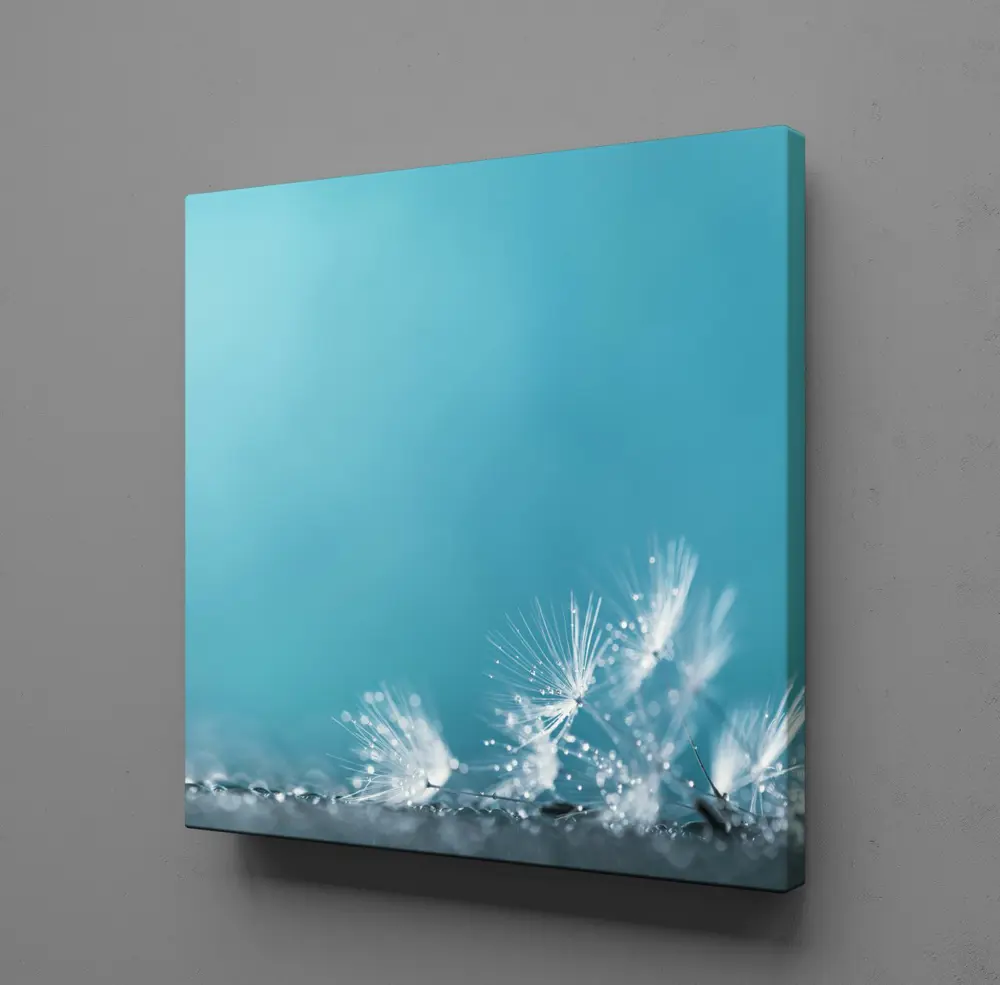 TILSIMLI ÇİÇEK KANVAS TABLO