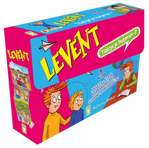 Timaş Çocuk Levent Türkiyeyi Geziyorum 7 Set (5 Kitap)