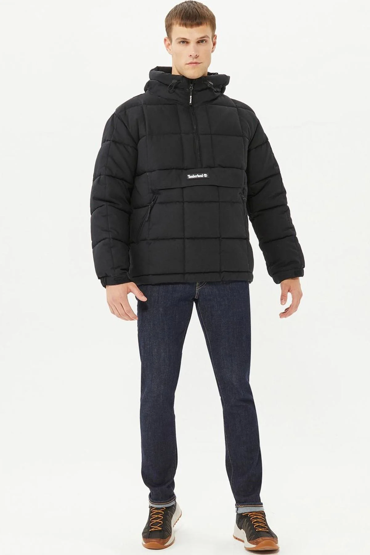 Timberland Progressive Utility Pullover Puffer Erkek 1/2 Fermuarlı Kapüşonlu Şişme Mont Siyah Fiyatı, Yorumları ve Özellikleri