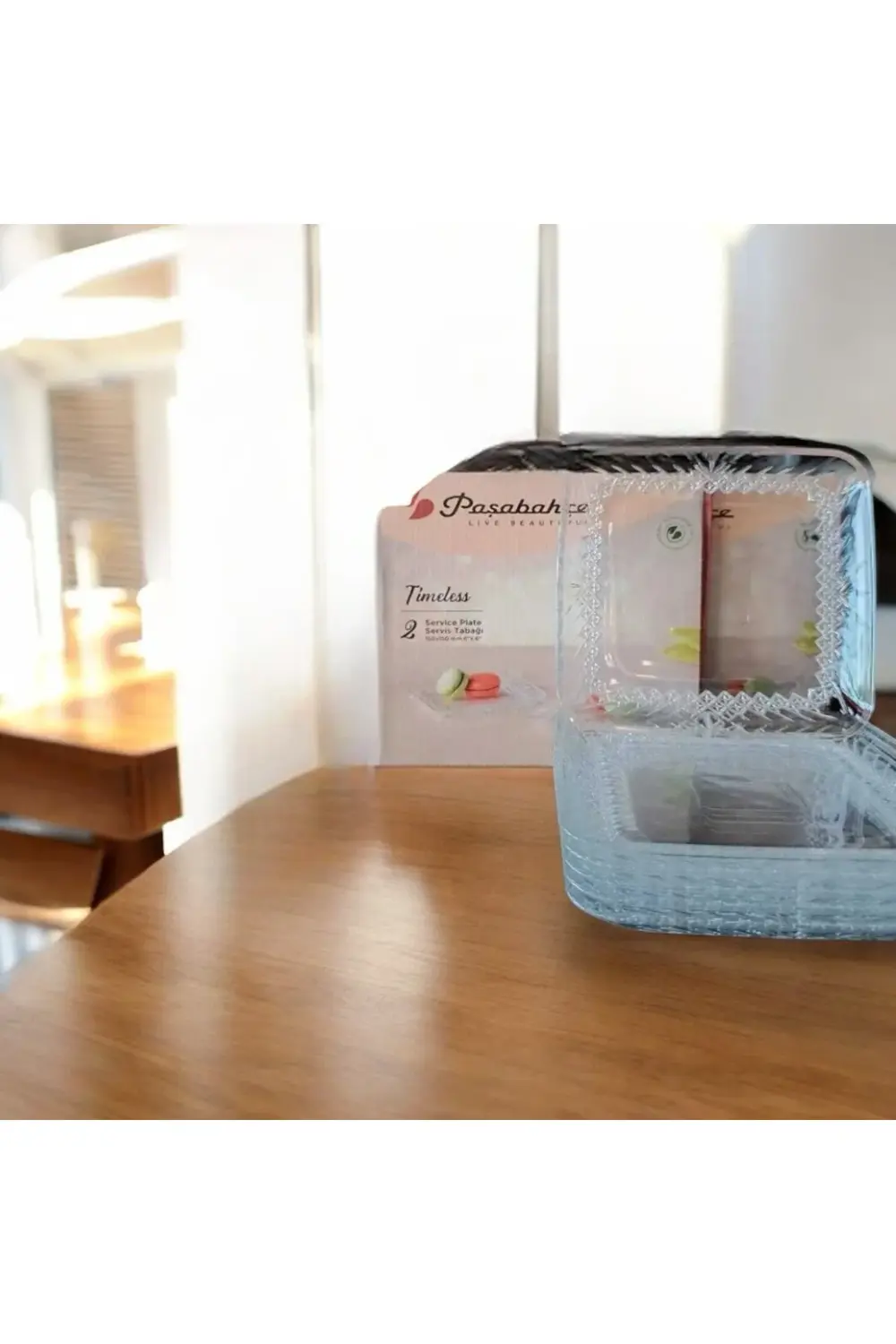 timeless 2’li tatlı tabağı