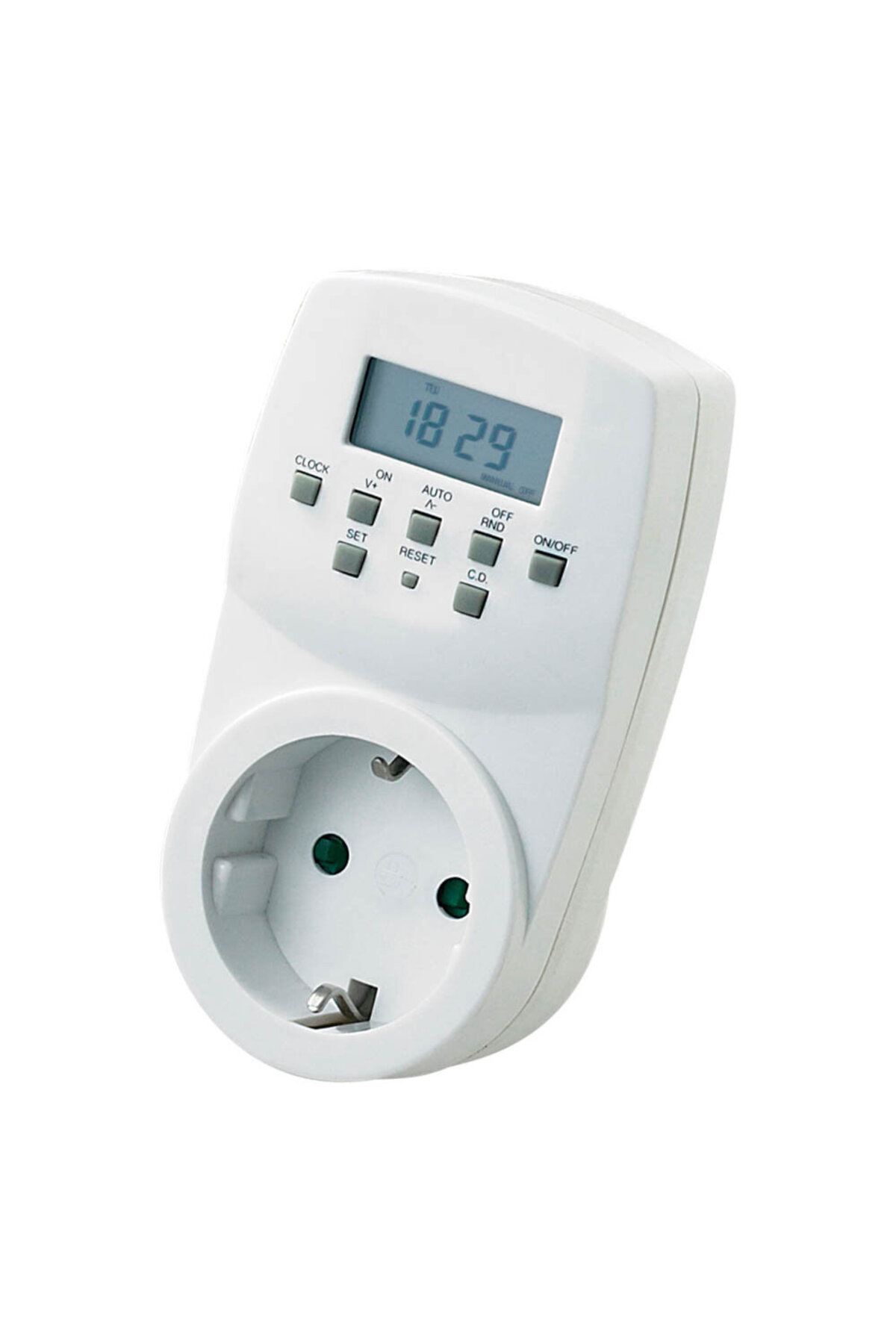 Timer-2 Dijital Ayar Zaman Saati Prizi Rolesi Haftalık 20 Program