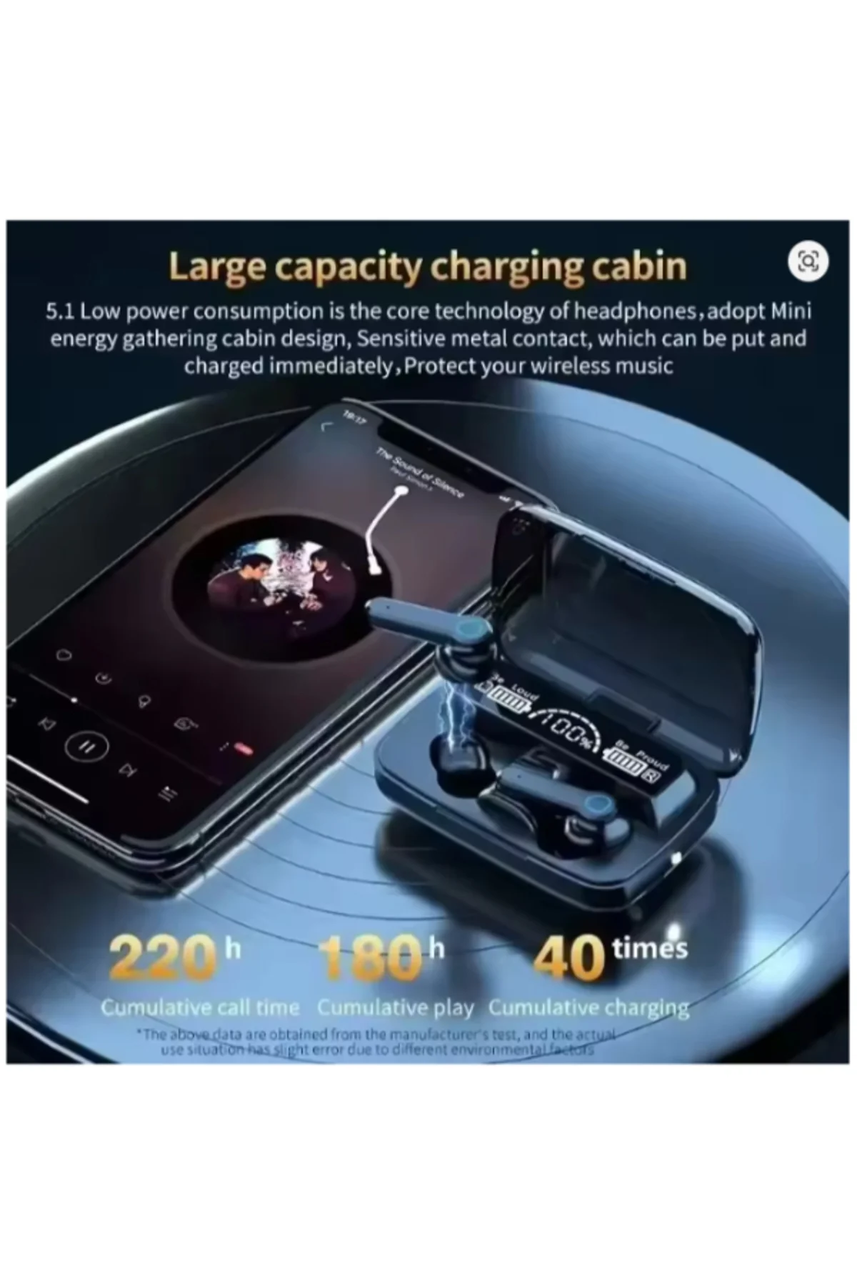 Time&Tech M19 POWERBANKLI DİJİTAL GÖSTERGELİ PUPG OYUNCU KULAKLIĞI