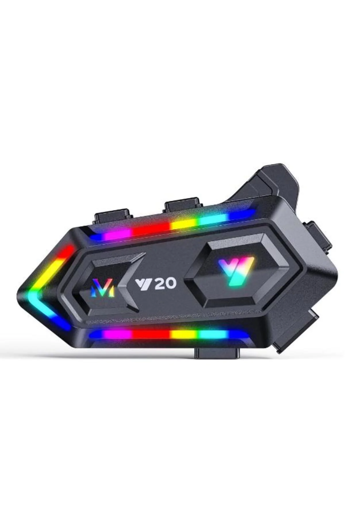 Time&Tech Y20 RGB Kask ıntercomu Kask İçin Bluetooth Kulaklık