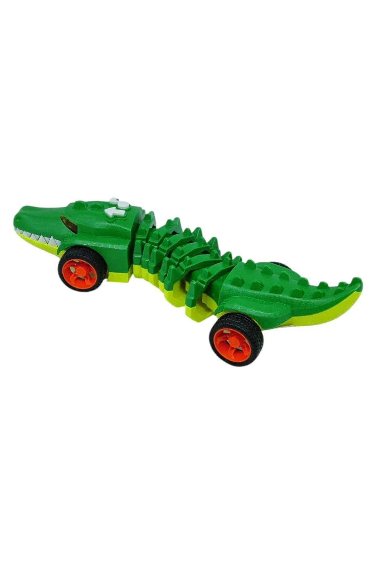 Timsah Araba - Otomatik Hareketli Sesli Işıklı 32 cm - Yeşil Timsah - 1 ADET